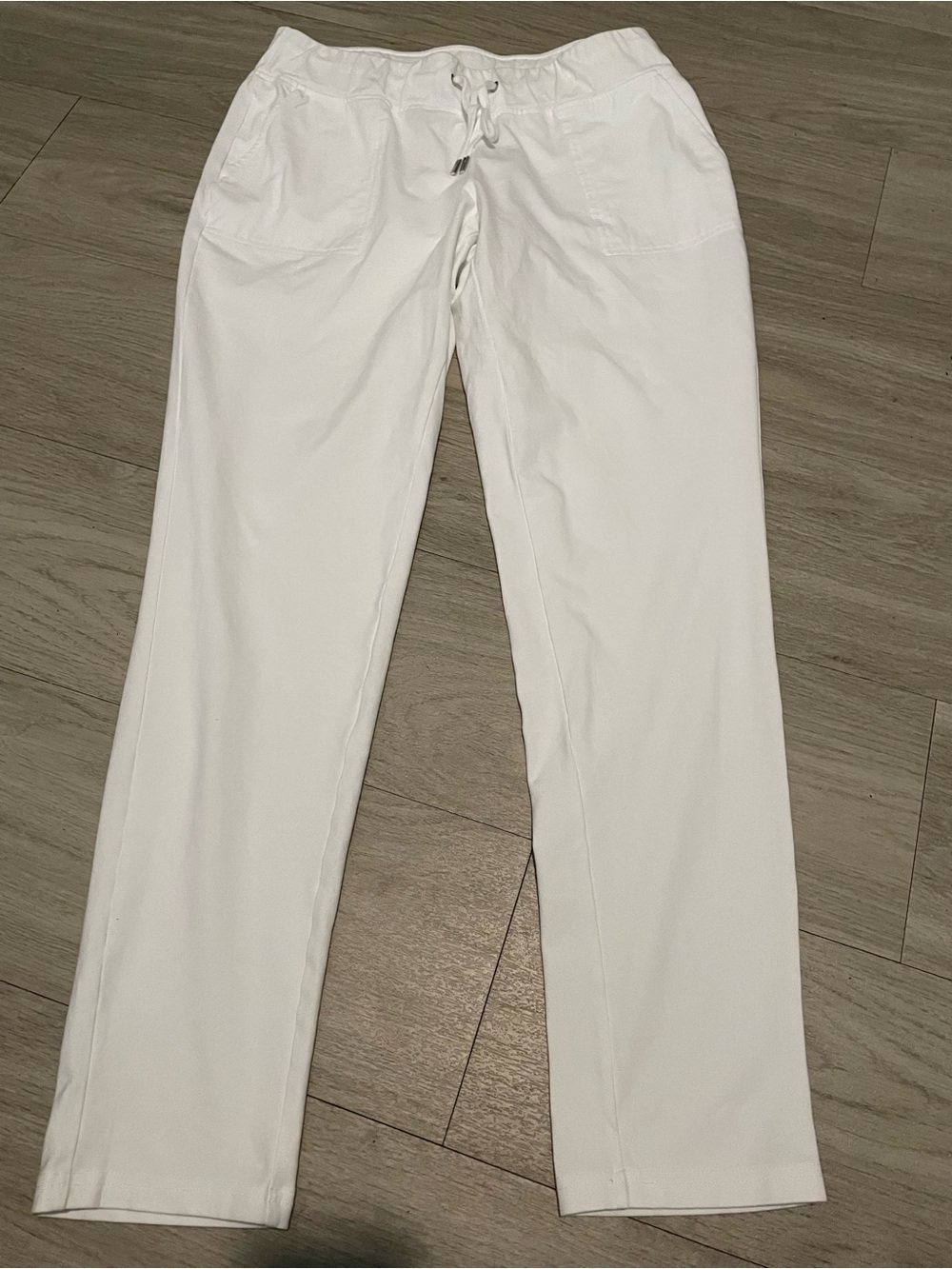 Ralph Lauren Women's White Drawstring sweatpants